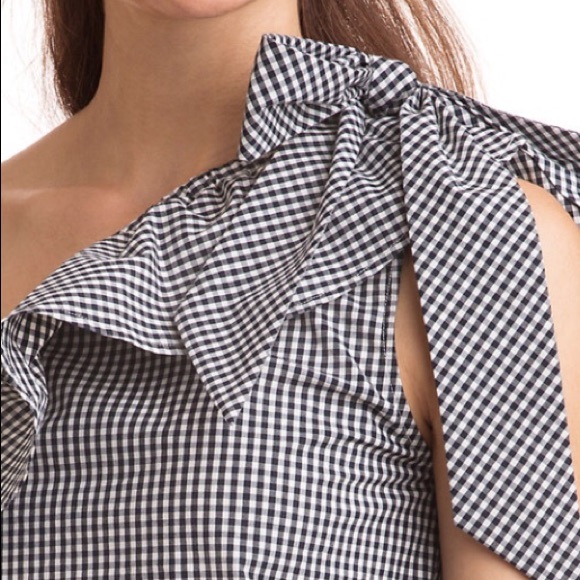 Vineyard Vines one shoulder bow top. - Picture 3 of 3